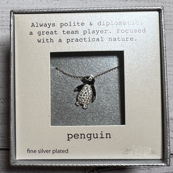 Kohl's Jewelry - Khol’s silver plated penguin pendant on 18” chain